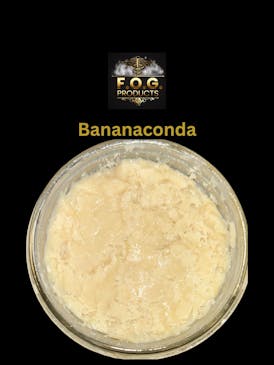 Bananaconda Live Cold Cured Hash Rosin (Sativa) *1/8th’s available*