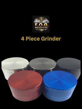 Assorted Colors 4 Piece Grinder