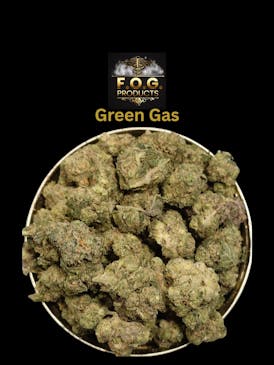 Green Gas popcorn buds (Sativa) *$55/OZ*