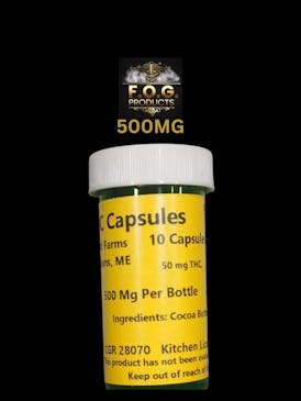 500MG THC Capsules