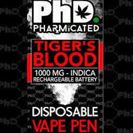Pharmicated - Vape Cartridges (Disposable) - 1g - Tiger's Blood