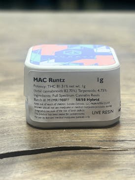 1g Concentrate MAC Runtz (Live Resin)