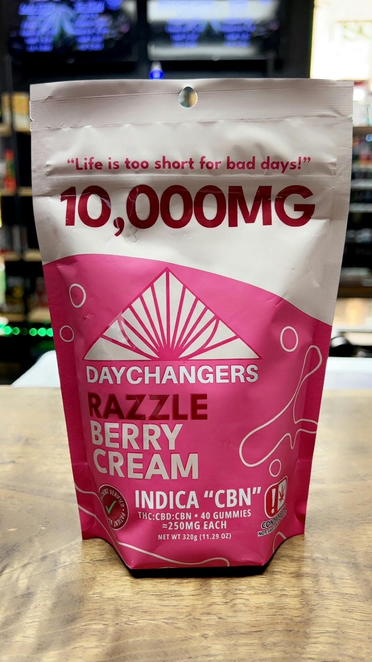 Day Changer | Razzle Berry Cream Gummies (40ct.) | 10,000mg