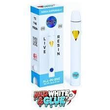 Moon Dust | Red White & Glue | Live Resin Disposable | 2g