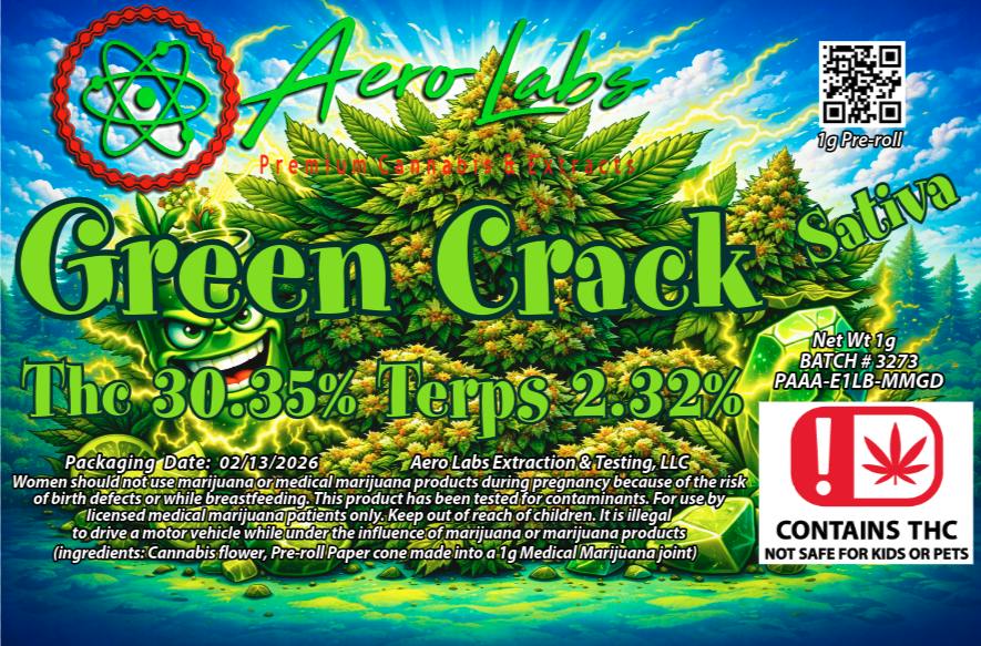 1g Pr - Green Crack