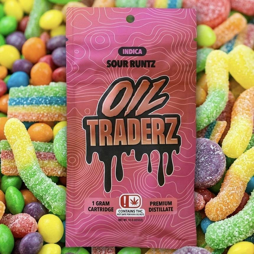 Oil Traderz - Vape 510 - [Distillate] - Indica - Sour Runtz - 1g