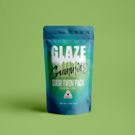 Glaze - Gummies Sour Blackberry/Lemon Lime Twin Pack