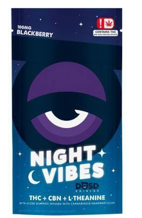 NIGHT VIBES - Blackberry CBN + L-Theanine - 100mg