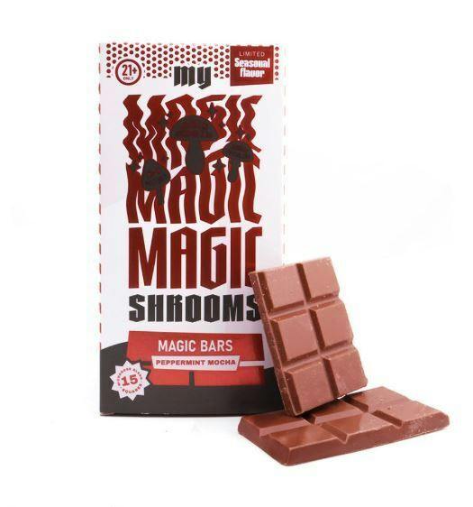 My Magic Shrooms Peppermint Mocha Mushroom Chocolate Bar 18,000mg
