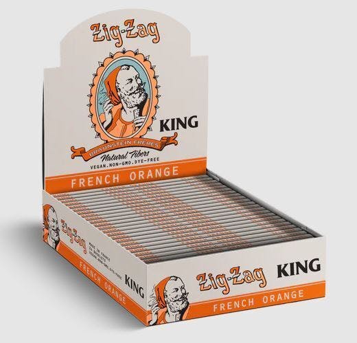Zig Zag Orange King Size