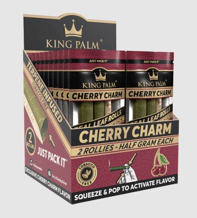 King Palm Cherry Charm Rollies 2 Pack - Half Gram Each