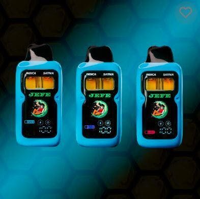 Jefe Strawberry Cough Live Resin Disposable Vape Cart 2 Grams