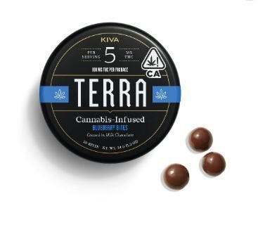 Kiva Terra Blueberry Bites 100mg