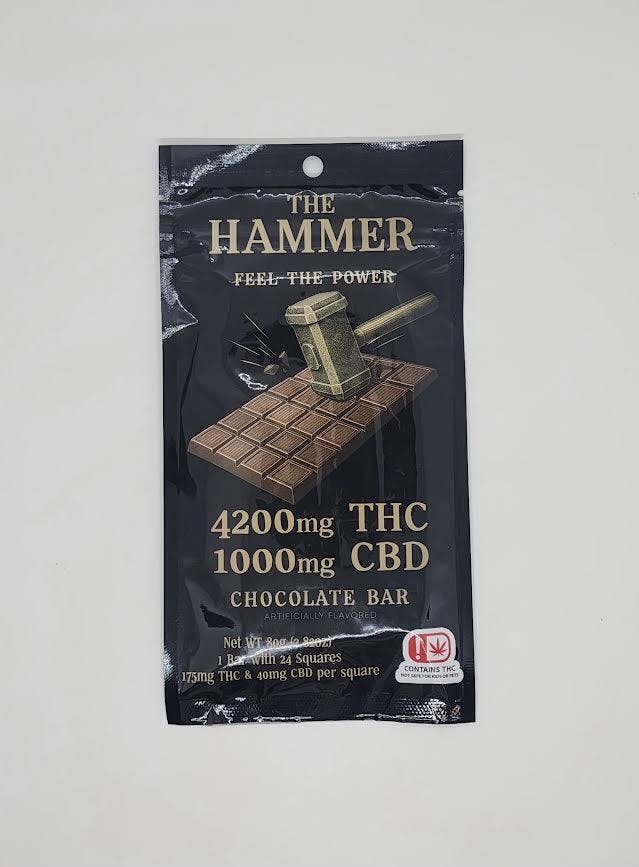 The Hammer 4,200mg THC and 1,000mg CBD