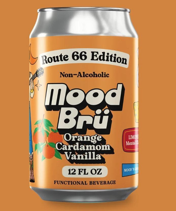 Mood Bru Orange Cardamom Vanilla Non-Alcoholic Mocktail 12oz