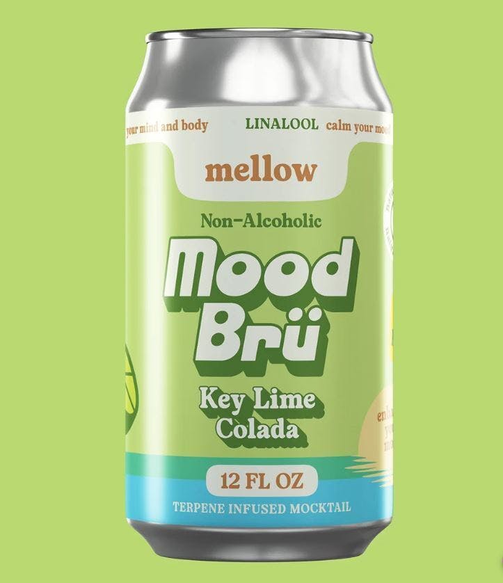 Mood Bru Key Lime Colada Non-Alcoholic Mocktail 12oz
