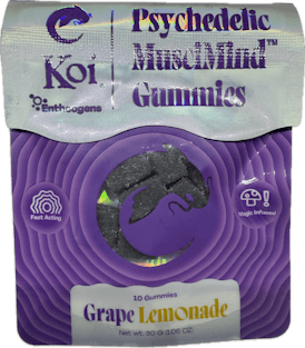 Koi Psychedelic muscimind Grape Lemonade Gummies