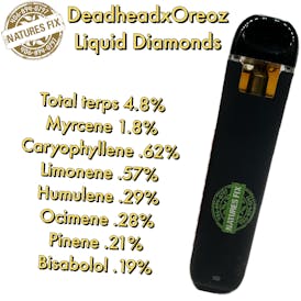 DeadheadxOreoz .5G Liquid Diamond Disposable