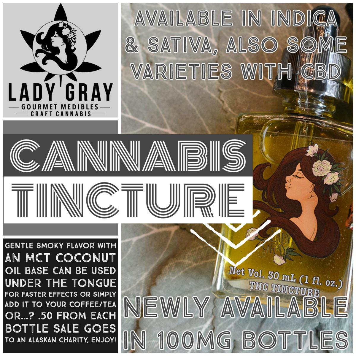 Indica Tincture | 100mg Edible at Coldsmoke