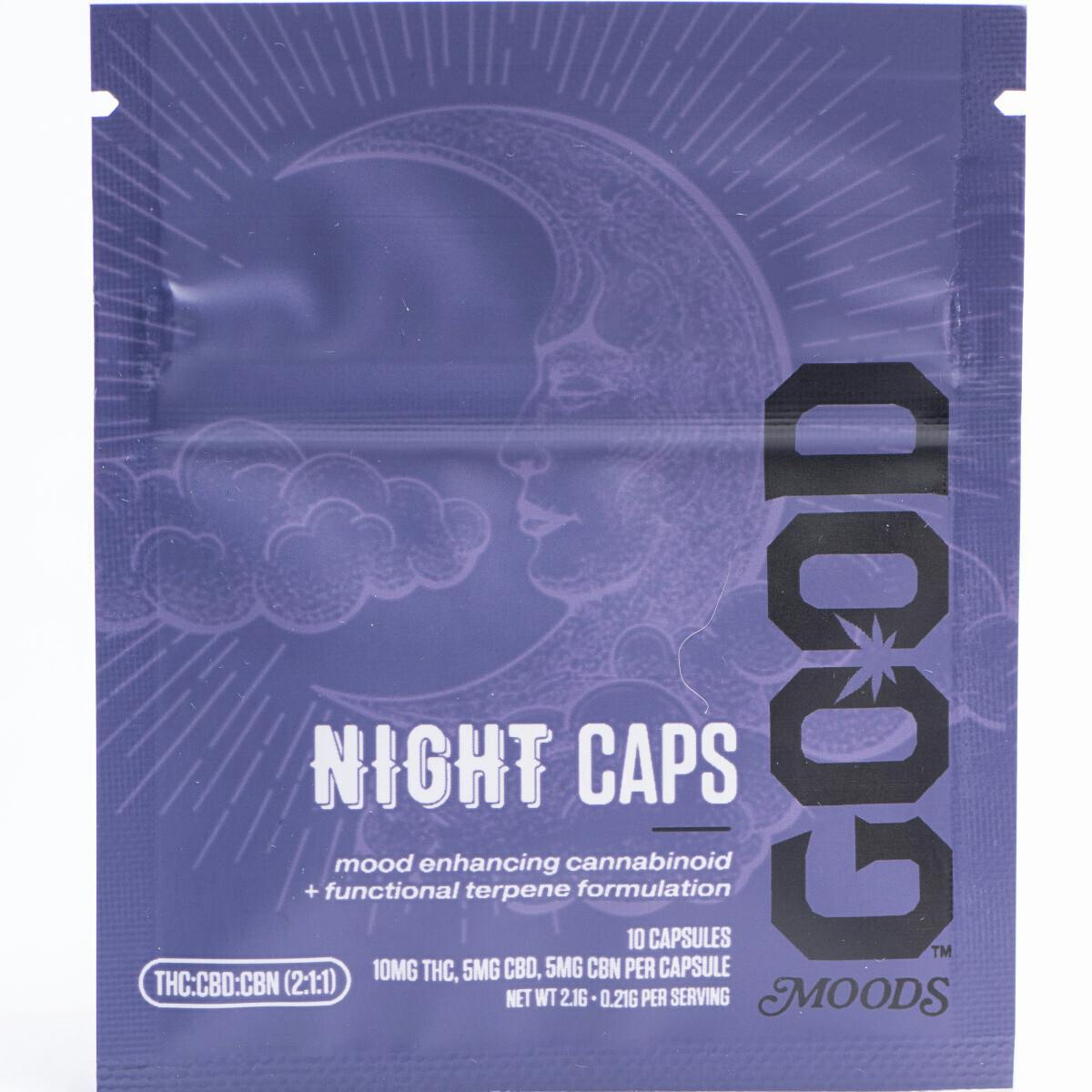 Good Night 2:1:1 Capsules | 100mg Edibles at Coldsmoke