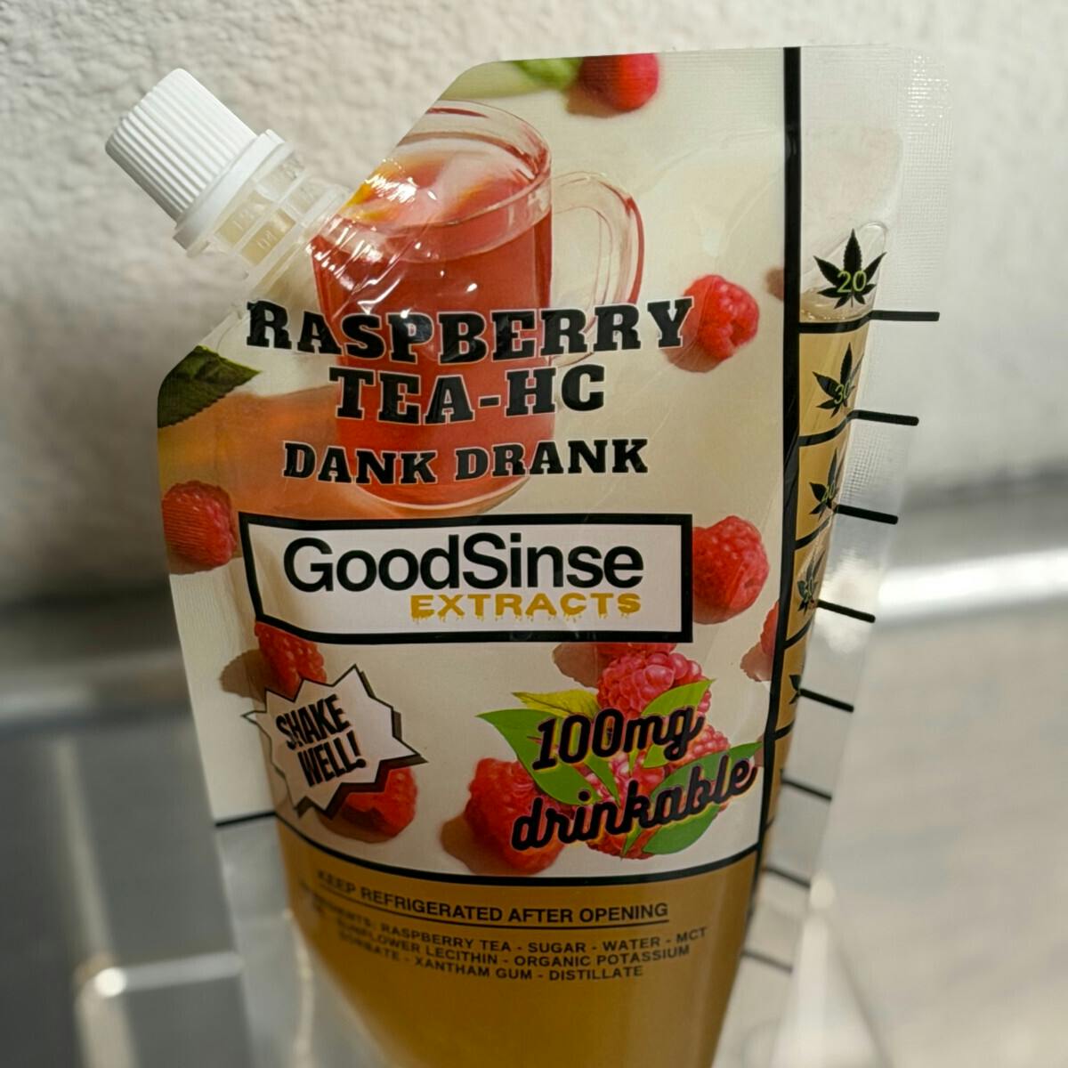 Dank Drank - Raspberry Tea | 100mg Edible