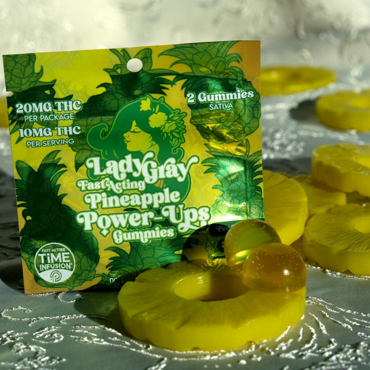 Pineapple Power Up Fast Acting 2pk | 20mg Edible
