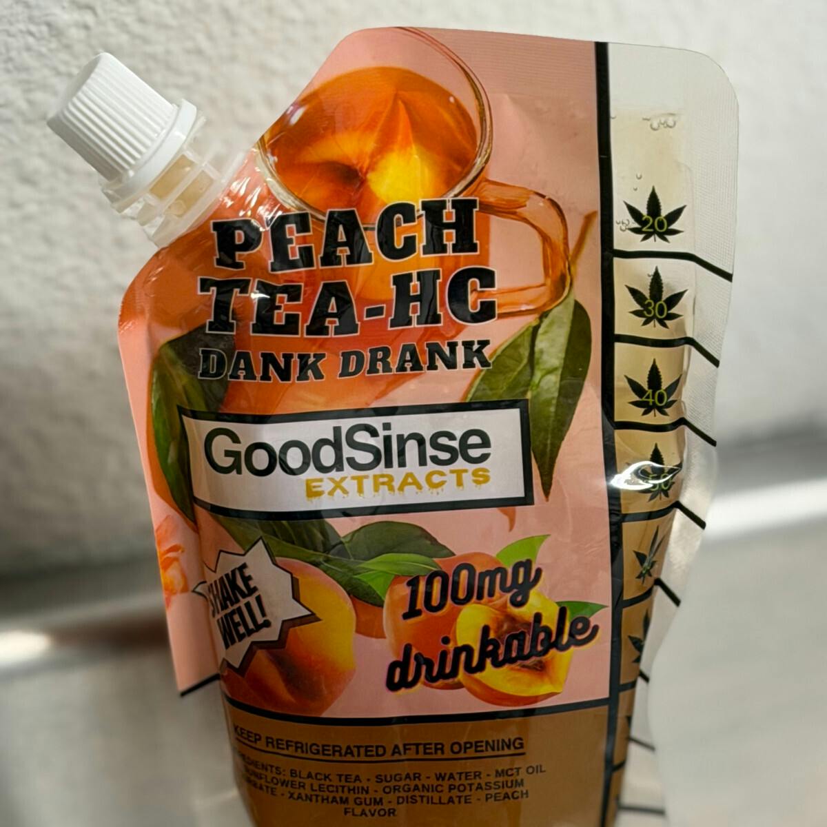Dank Drank - Peach Tea | 100mg Edible