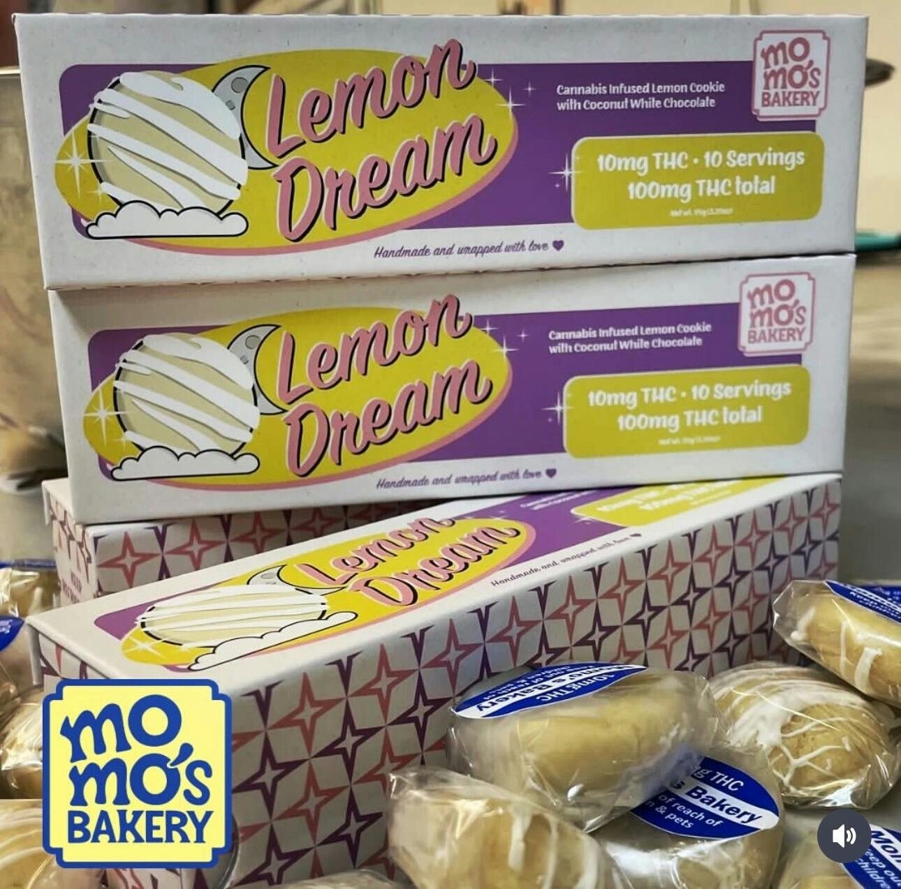 Lemon Dreams | 10pk | 100mg total by MoMo's Bakery
