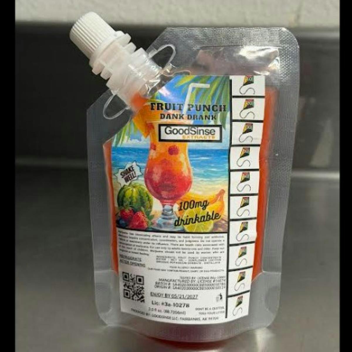 Dank Drank Mini - Fruit Punch | 60mg Edible