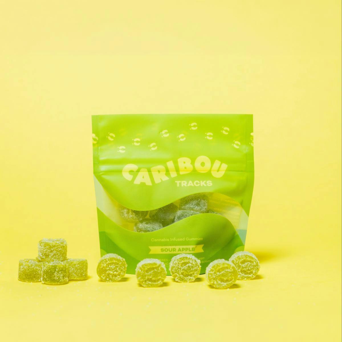 Caribou Tracks - Sour Apple 2pk | 100mg Edible