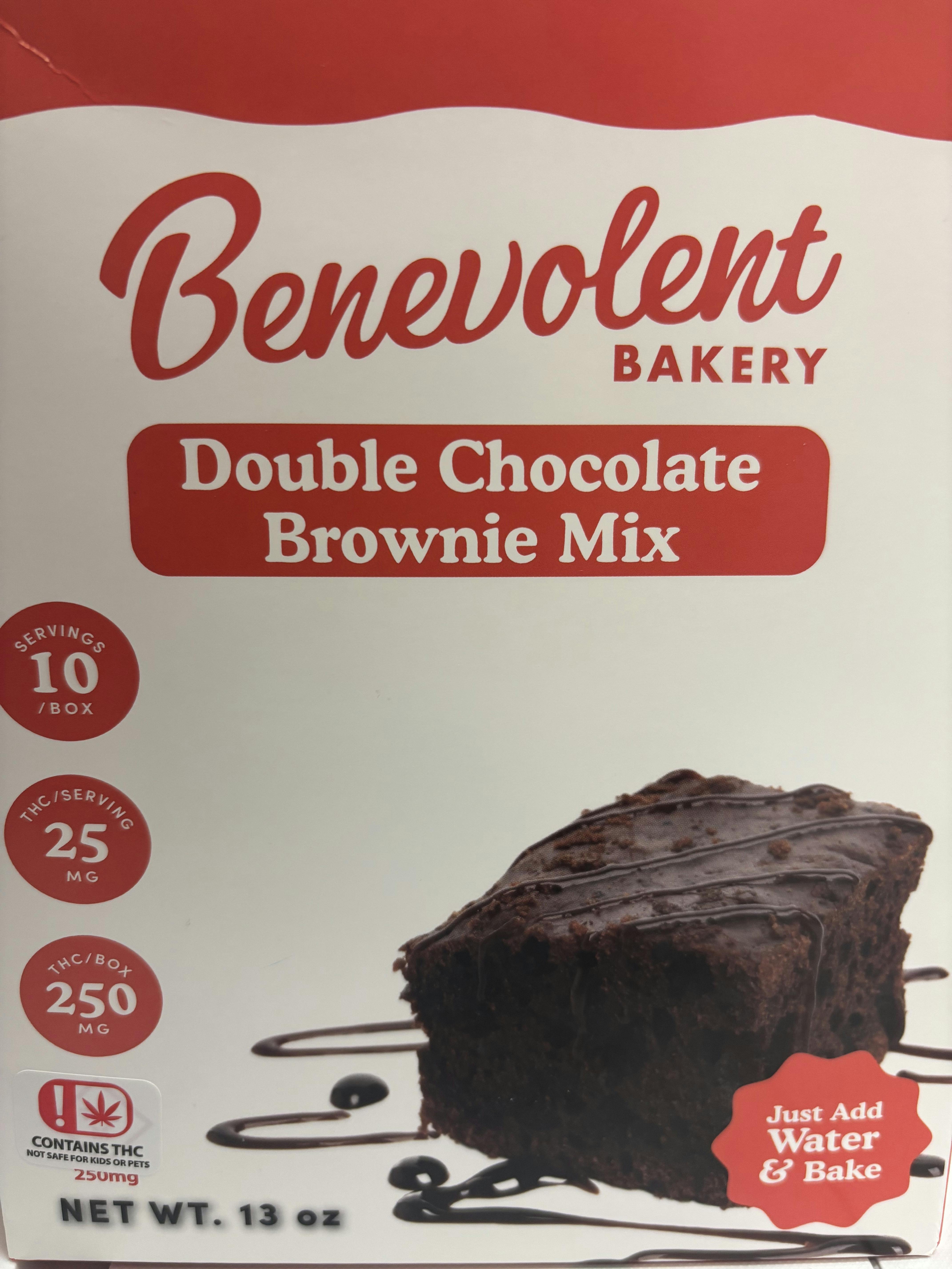 Benevolent Bakery - 250mg Take and Bake Infused Brownie Mix