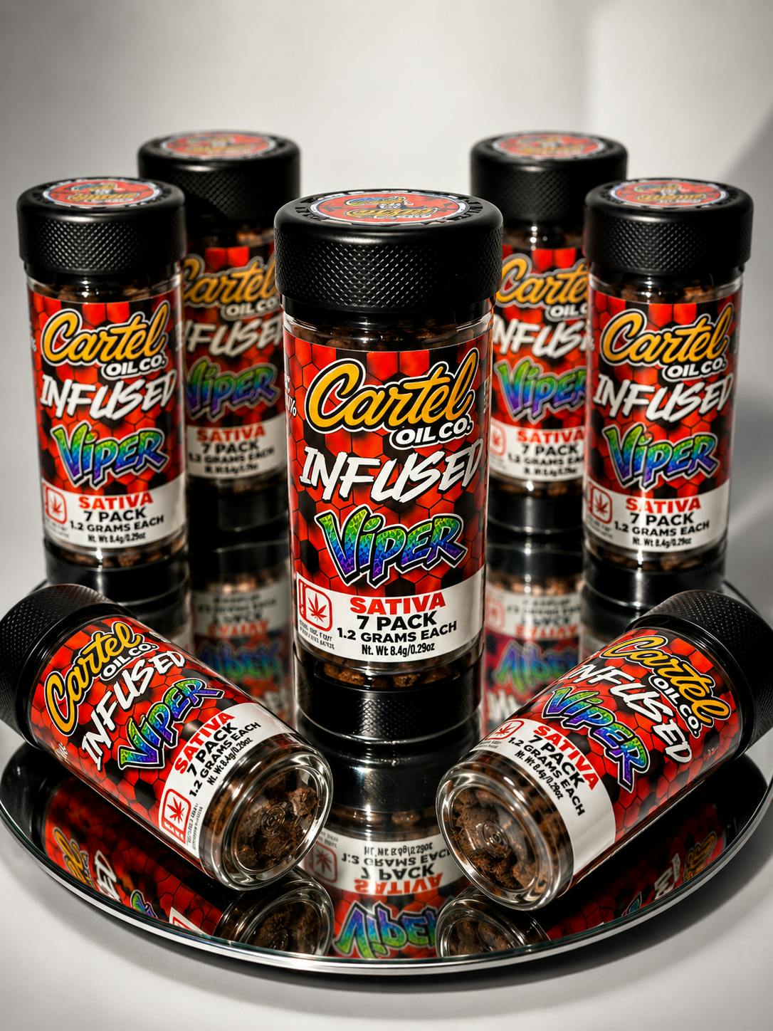 Cartel 8.4g Infused Preroll 7pk Viper