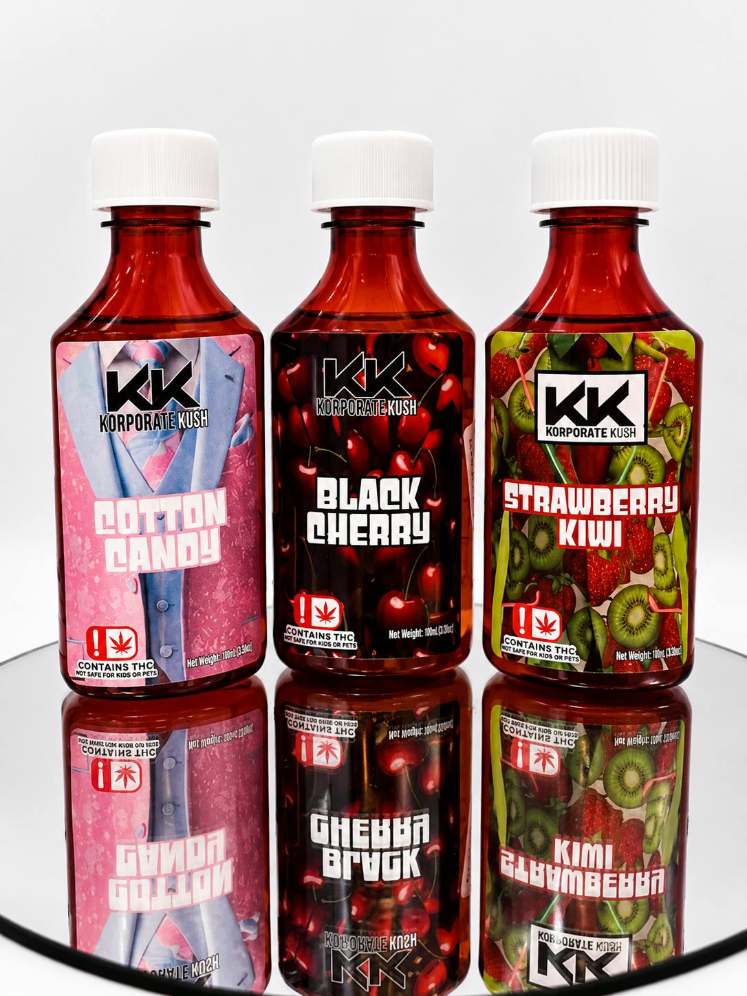Korporate Kush 1000mg Black Cherry Syrup 4oz