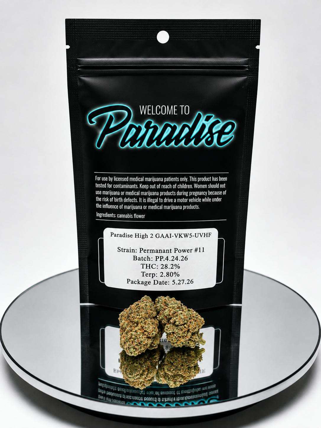 Paradise High 3.5g Prepack Permanent Power #11