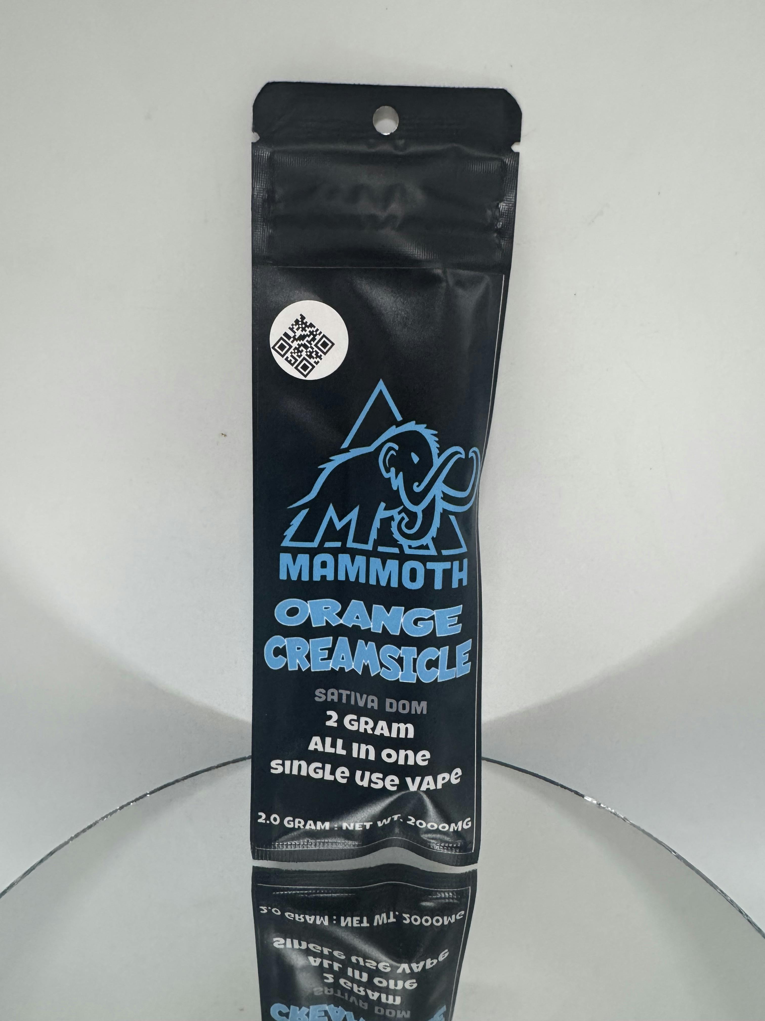 Mammoth Orange Creamsicle Dispo 2g