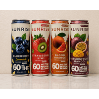 Sunrise 60mg Infused Seltzer Wild Cherry Peach