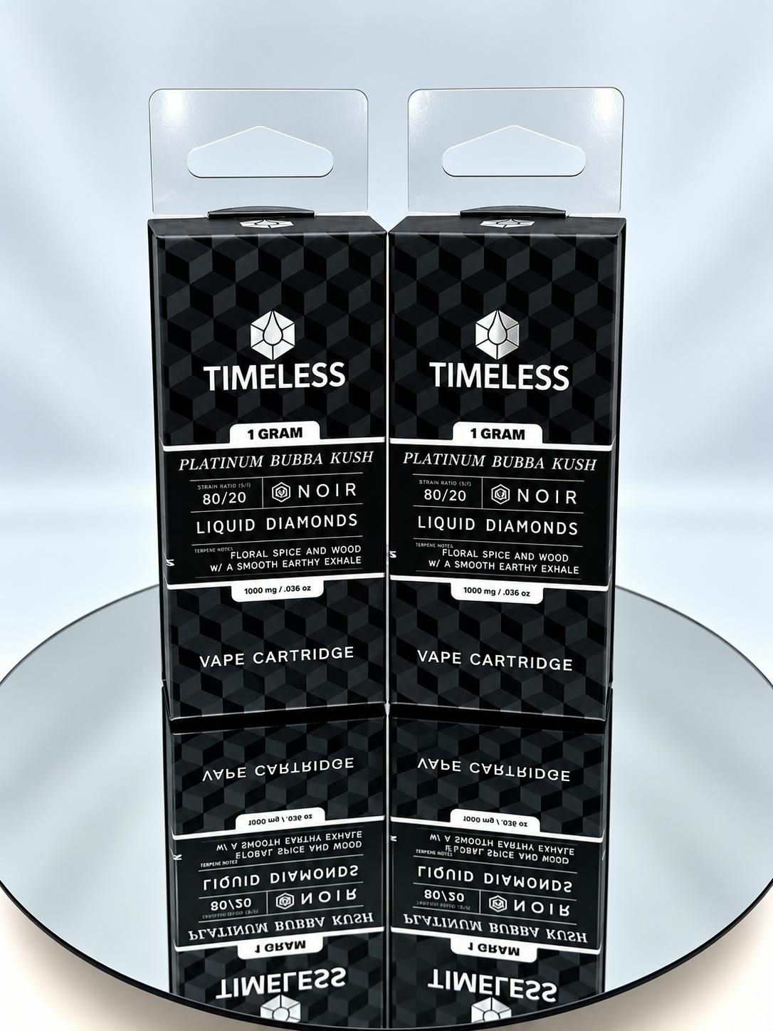 Timeless Noir Platinum Bubba Kush 1g Cart