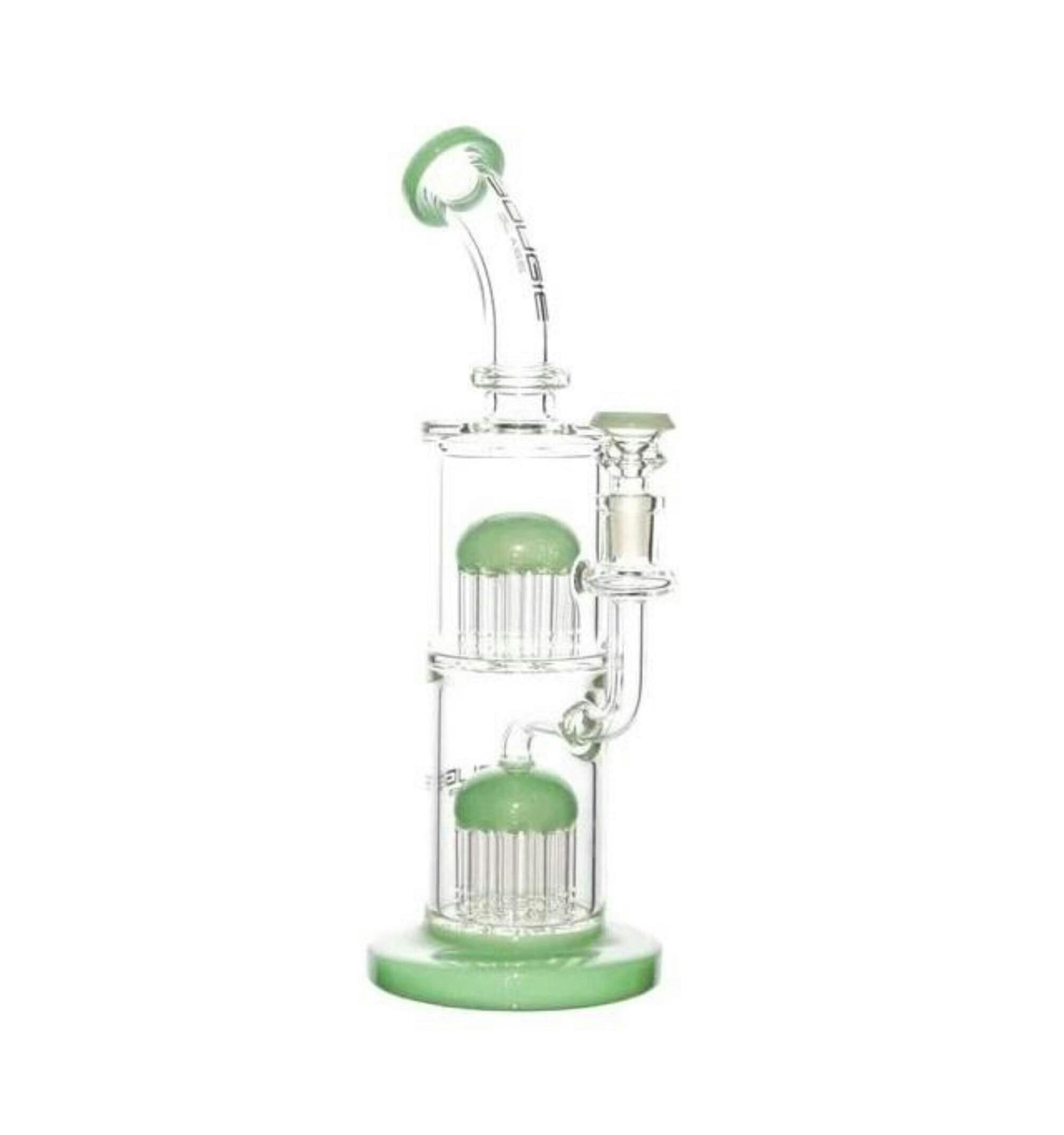 12" Double Showerhead Perc Bong