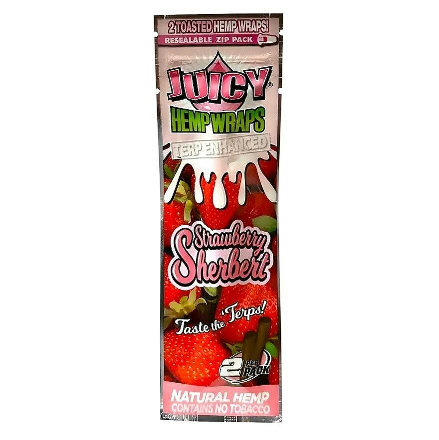 Juicy Jays Hemp Strawberry Sherbert Wraps