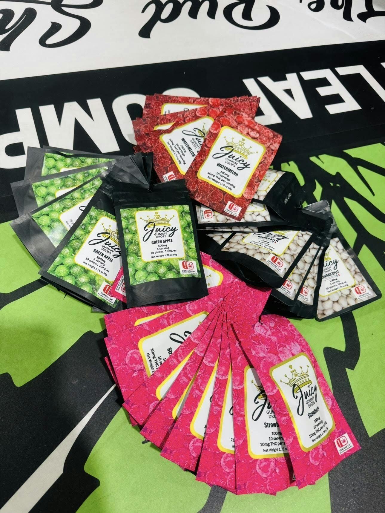 JUICY 100MG GUMMIES