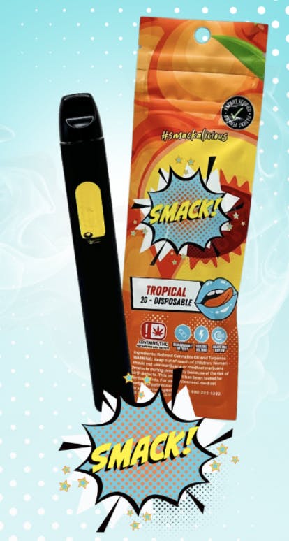 2G TROPICAL - LIVE RESIN - SMACK! DISPOSABLE CART