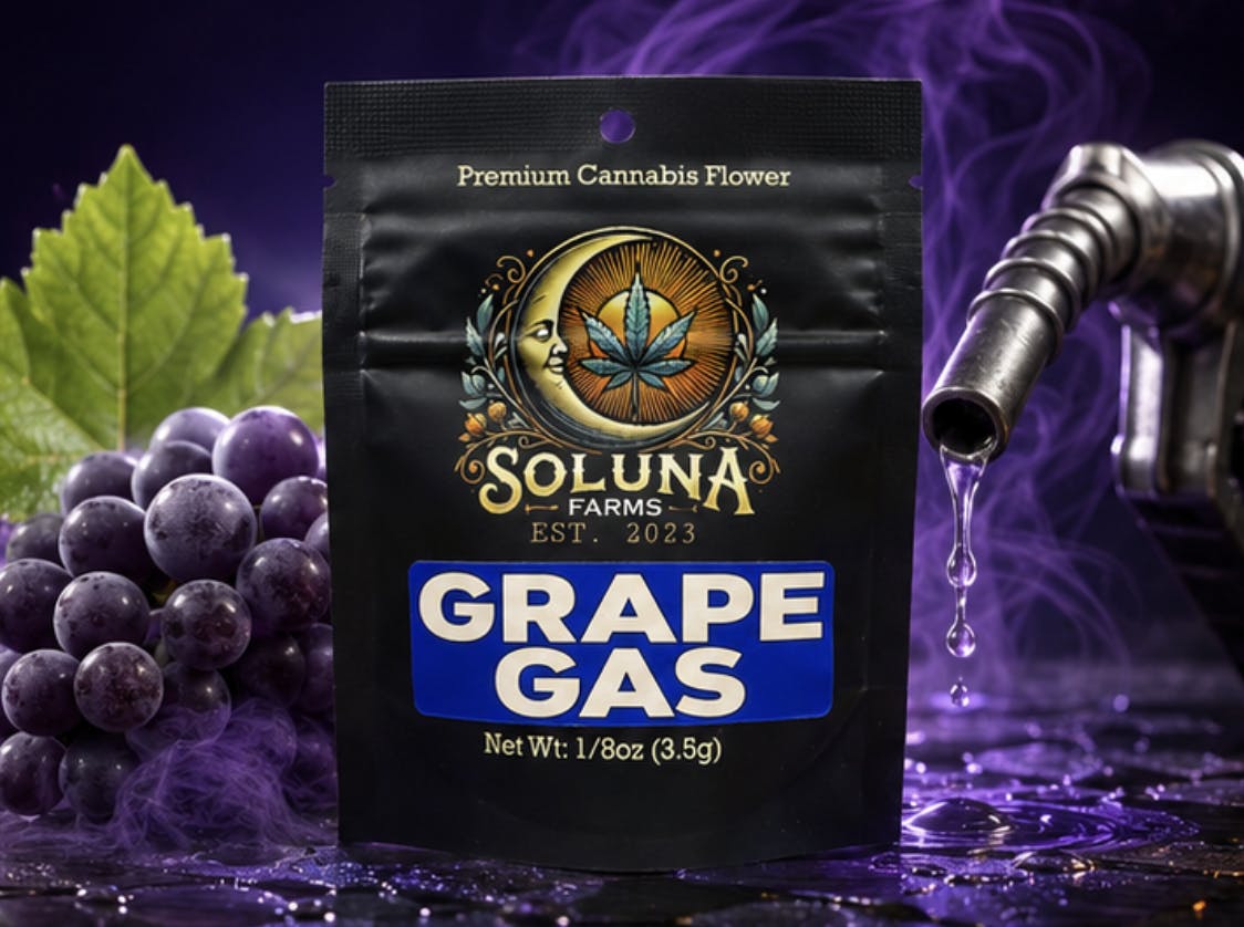 GRAPE GAS - 1/8THS - SOLUNA