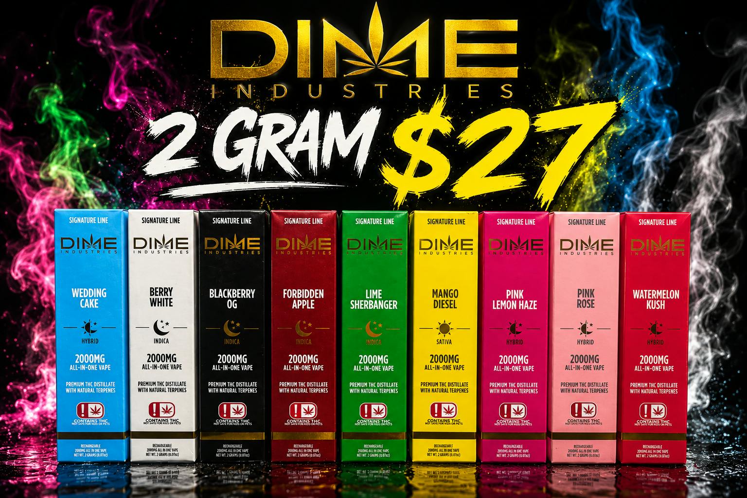2 GRAM - DIME DISPOSABLE CARTS