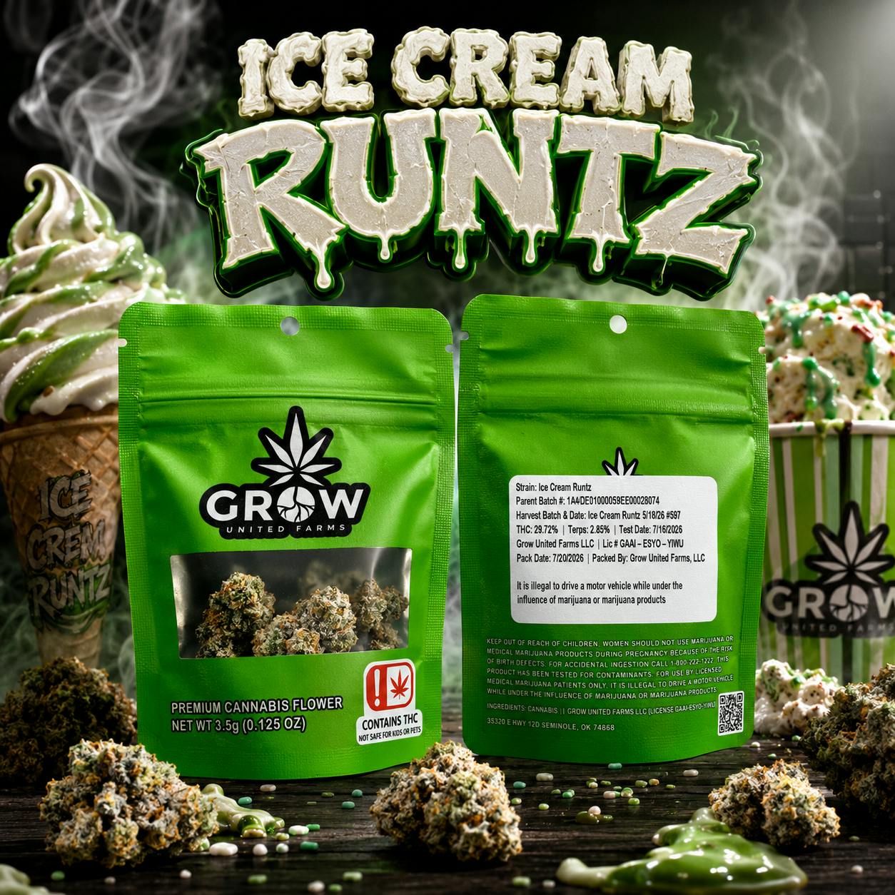 ICE CREAM RUNTZ - 1/8THS