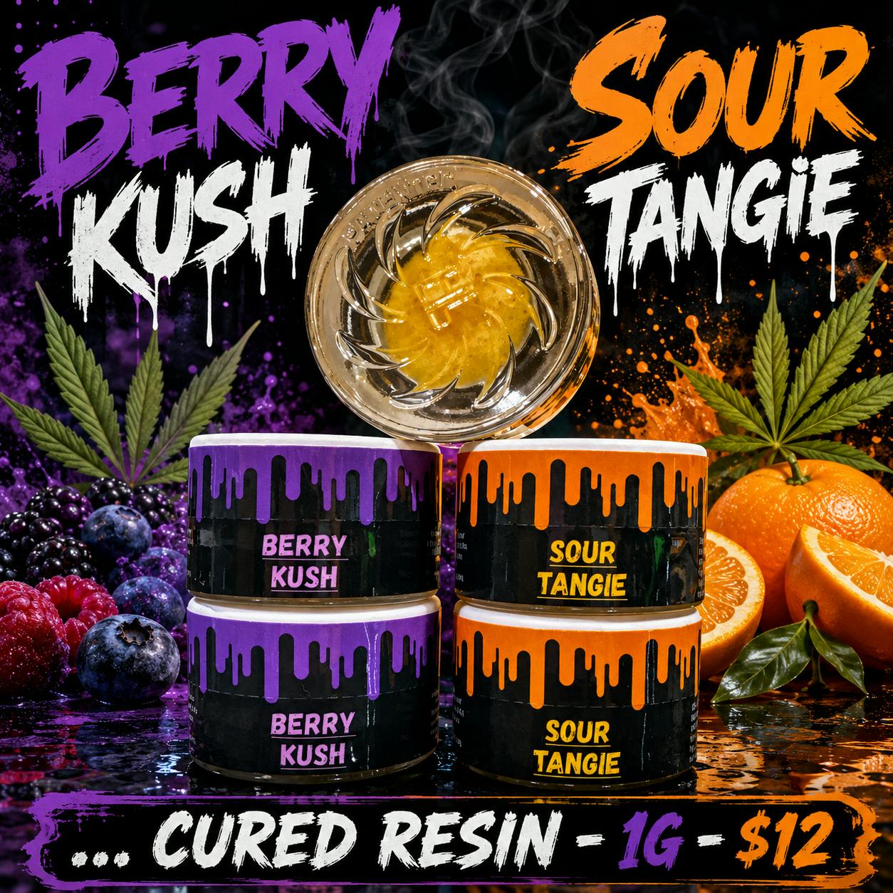 1 GRAM - CURED RESIN DABS