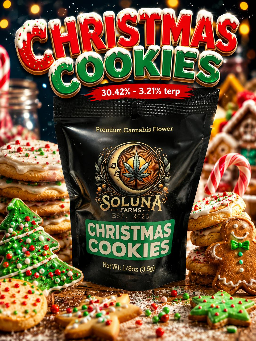 CHRISTMAS COOKIES - 1/8THS
