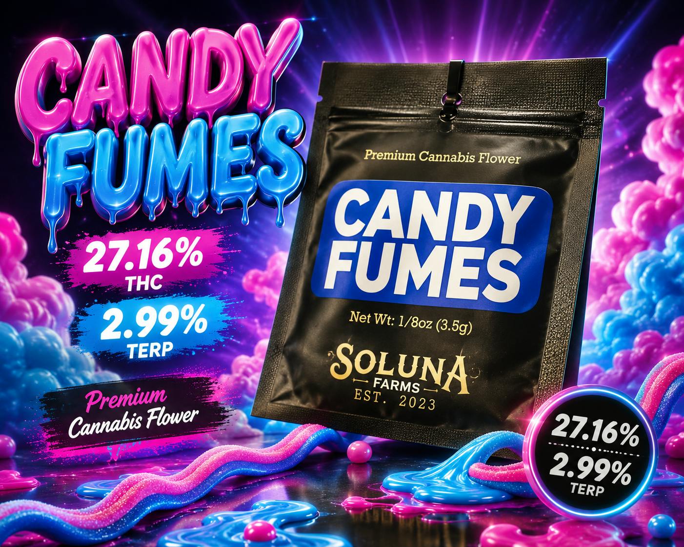 CANDY FUMES - 1/8THS