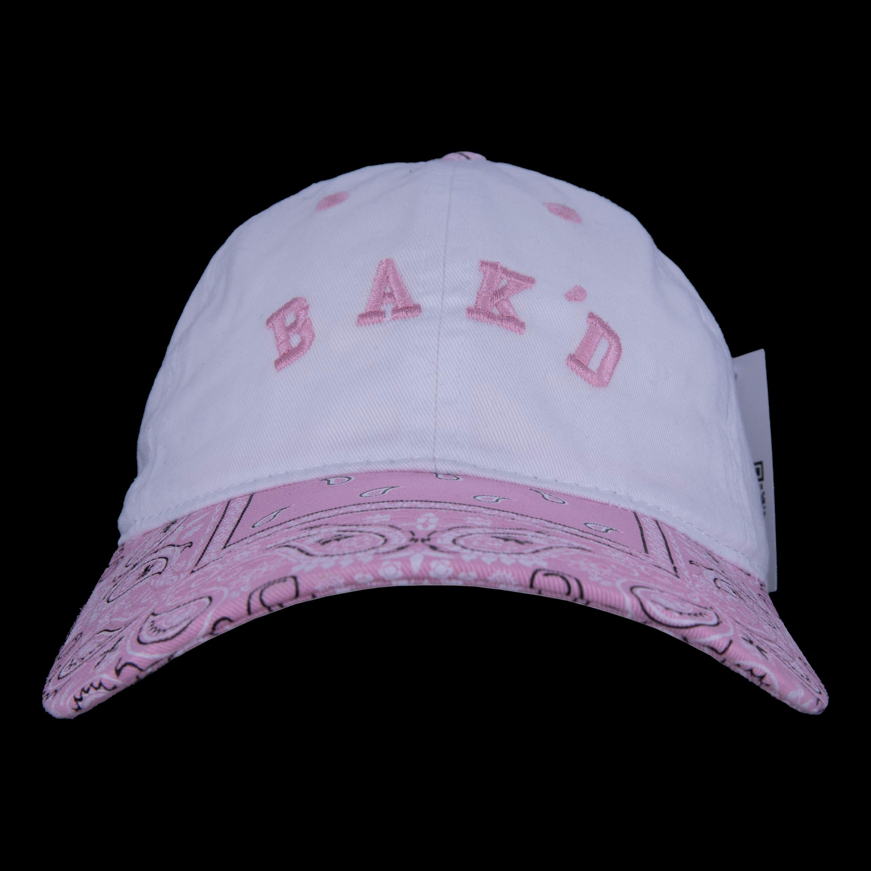Bak'd Strapback Paisley Hat Collegiate (Pink)