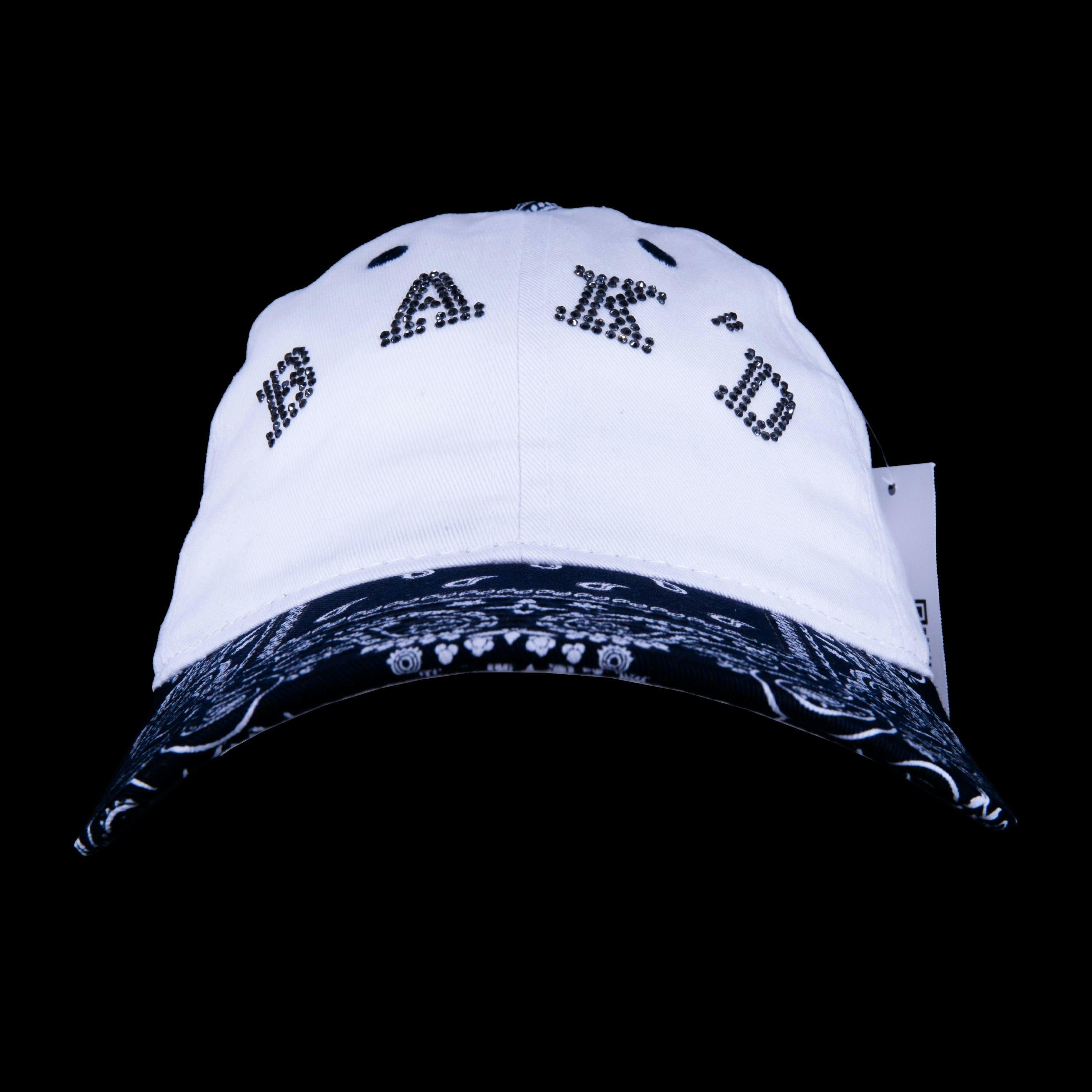 Bak'd Strapback Paisley Bedazzled Hat Collegiate (Navy)