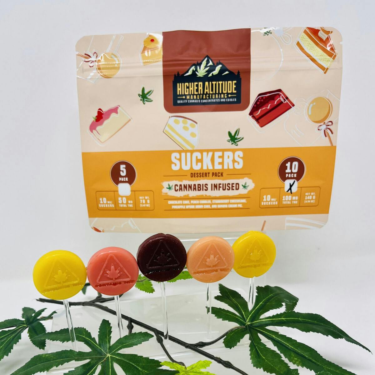 HA Suckers THC Desert Pack 100mg 10PK
